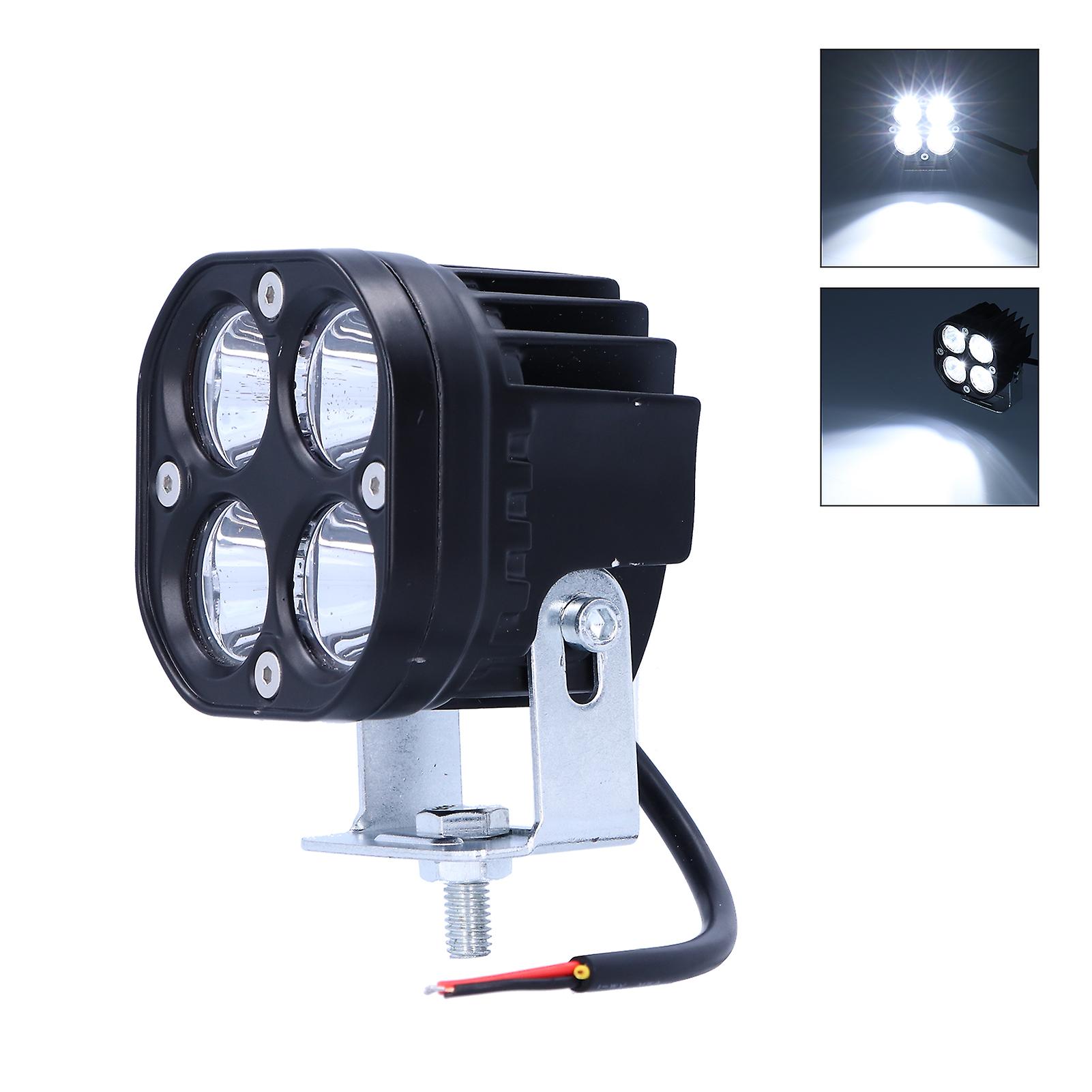 40w 4led 3in Work Light 4000lm Spot Lamp Ip67 Waterproof Universal For Car Trucks Motorcyclewhite Light 6000k