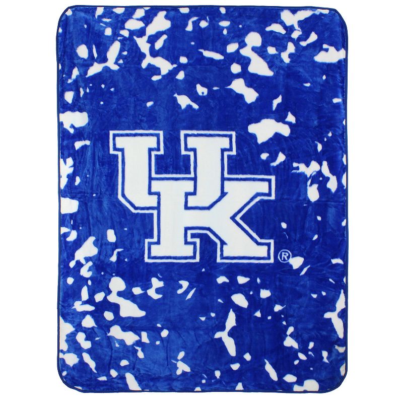 College Covers Kentucky Wildcats Raschel Throw Blanket