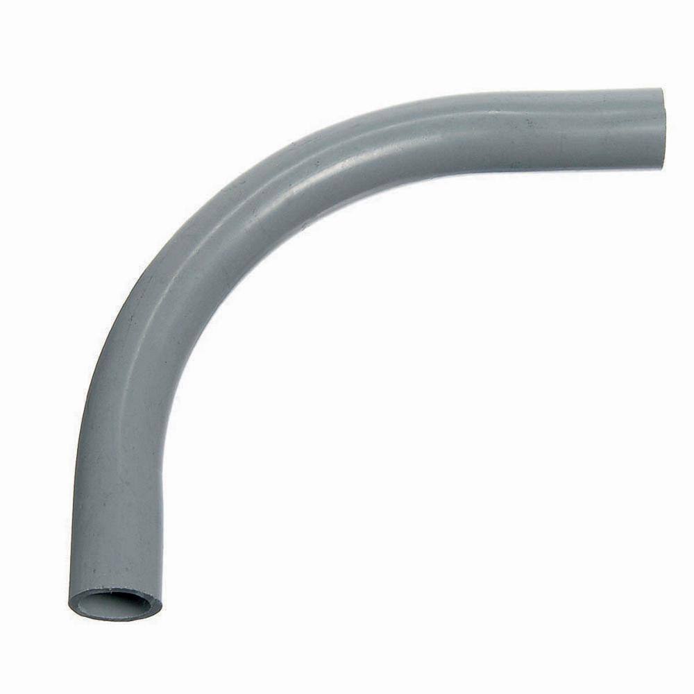 Carlon 2 in. 90-Degree Schedule 80 PVC 36 in. Bend Radius Plain End Elbow UB9FJ