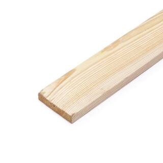 WeatherShield 1 in. x 4 in. x 8 ft. Ground Contact Pressure-Treated Board Southern Yellow Pine Lumber 253915