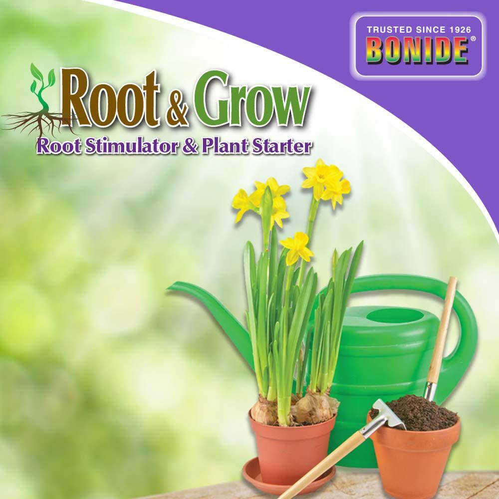 Bonide Garden Rich Root and Grow Root Stimulator and Plant Starter 128 oz Concentrate 4-10-3 Fertilizer for Transplanting 413