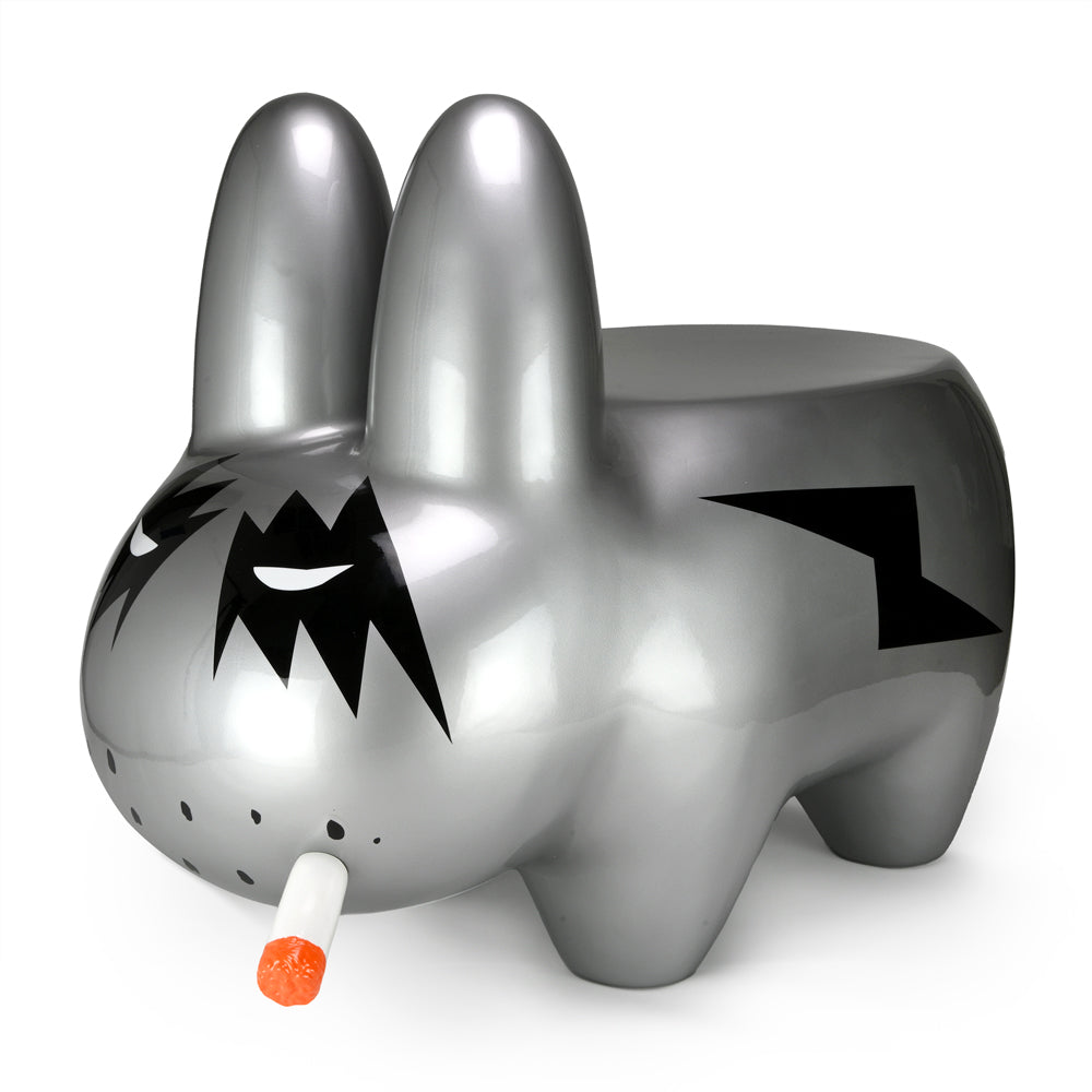 Art Giant King of Rock Labbit Smorkin' Labbit Stool by Frank Kozik