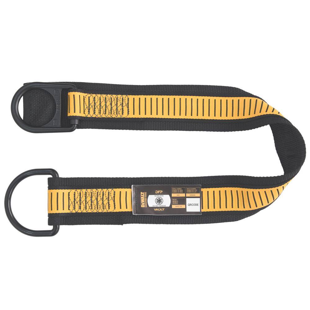 DW 3 ft. Web Anchor Strap - Choker - Large And Small D-Rings With Wear Pad DXFP811003