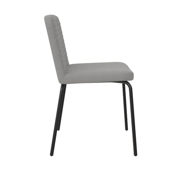 Corey Dining Chair， Set of 2， Gray Linen