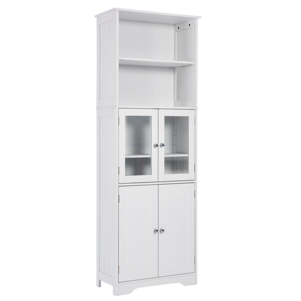 Tall Storage Cabinet with Shelves