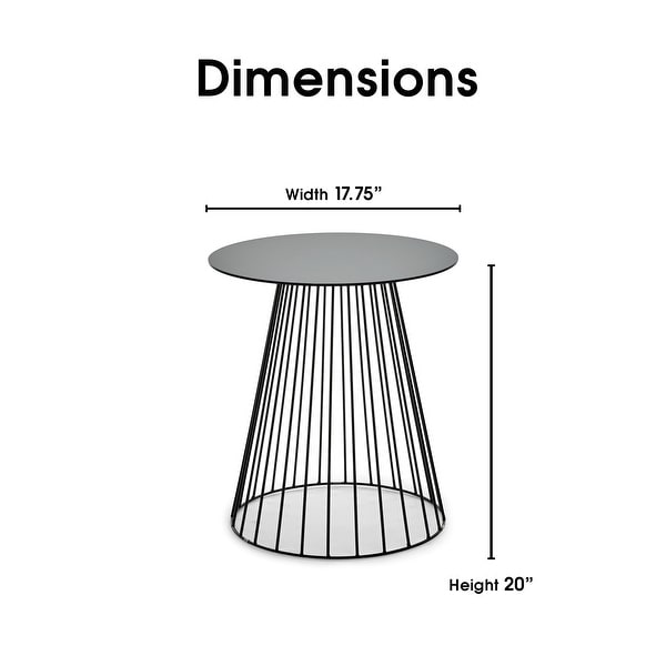 Adore Decor Element Table Collection， Modern Industrial Design， Clean and Minimalist Lines