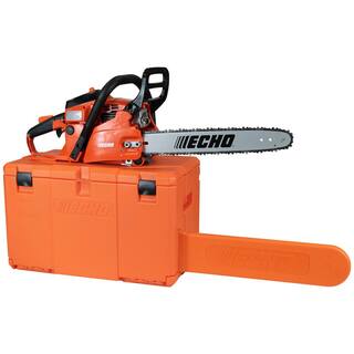 ECHO 18 in 40.2 cc 2-Stroke Gas Rear Handle Chainsaw with Heavy-Duty Carrying Case CS-400-18VP