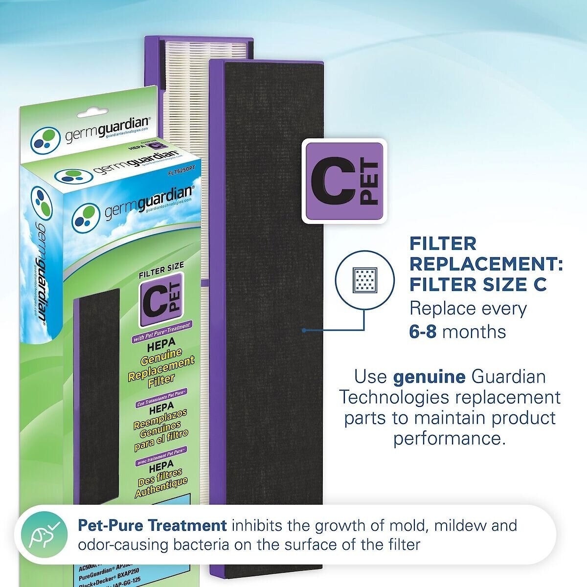 Germ Guardian AC5250PT HEPA Filter Air Purifier