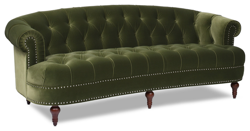 La Rosa Victorian Chesterfield Tufted Sofa   Eclectic   Sofas   by Jennifer Taylor Home  Houzz