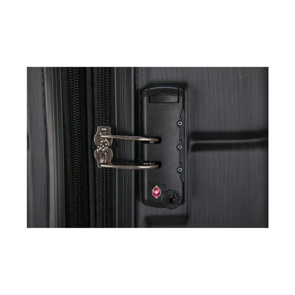 DUKAP Rodez 20 in. Black Lightweight Hardside Spinner Carry-on DKROD00S-BLK