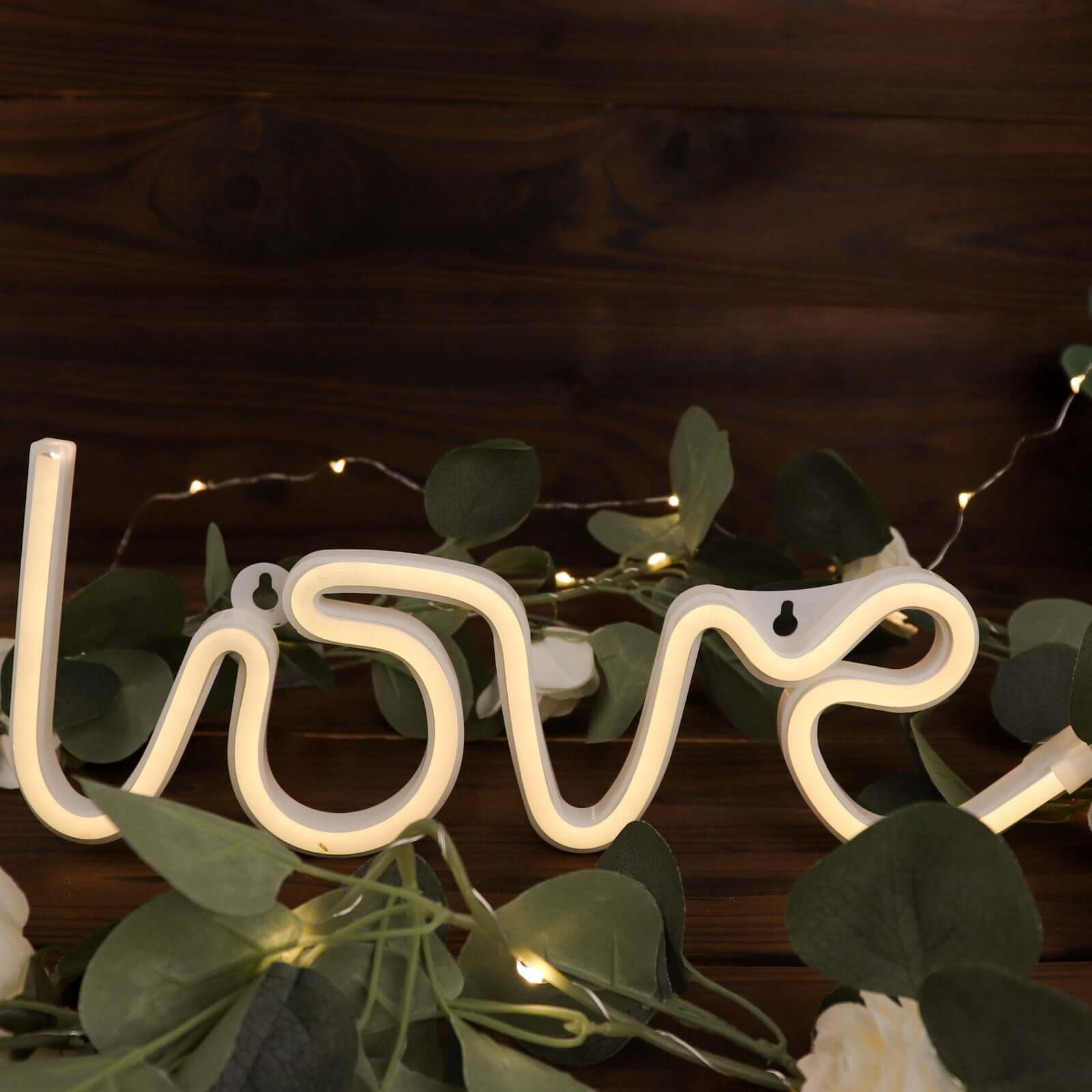 Love Neon Light Sign, LED Reusable Wall Decor Lights USB and Battery Operated 13