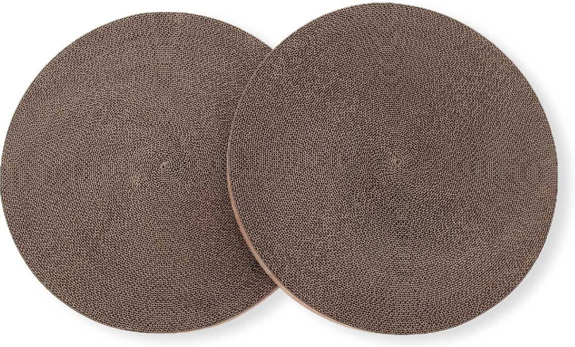 Necoichi Cozy Cat Scratcher Bowl Replacement Pads， 2 count