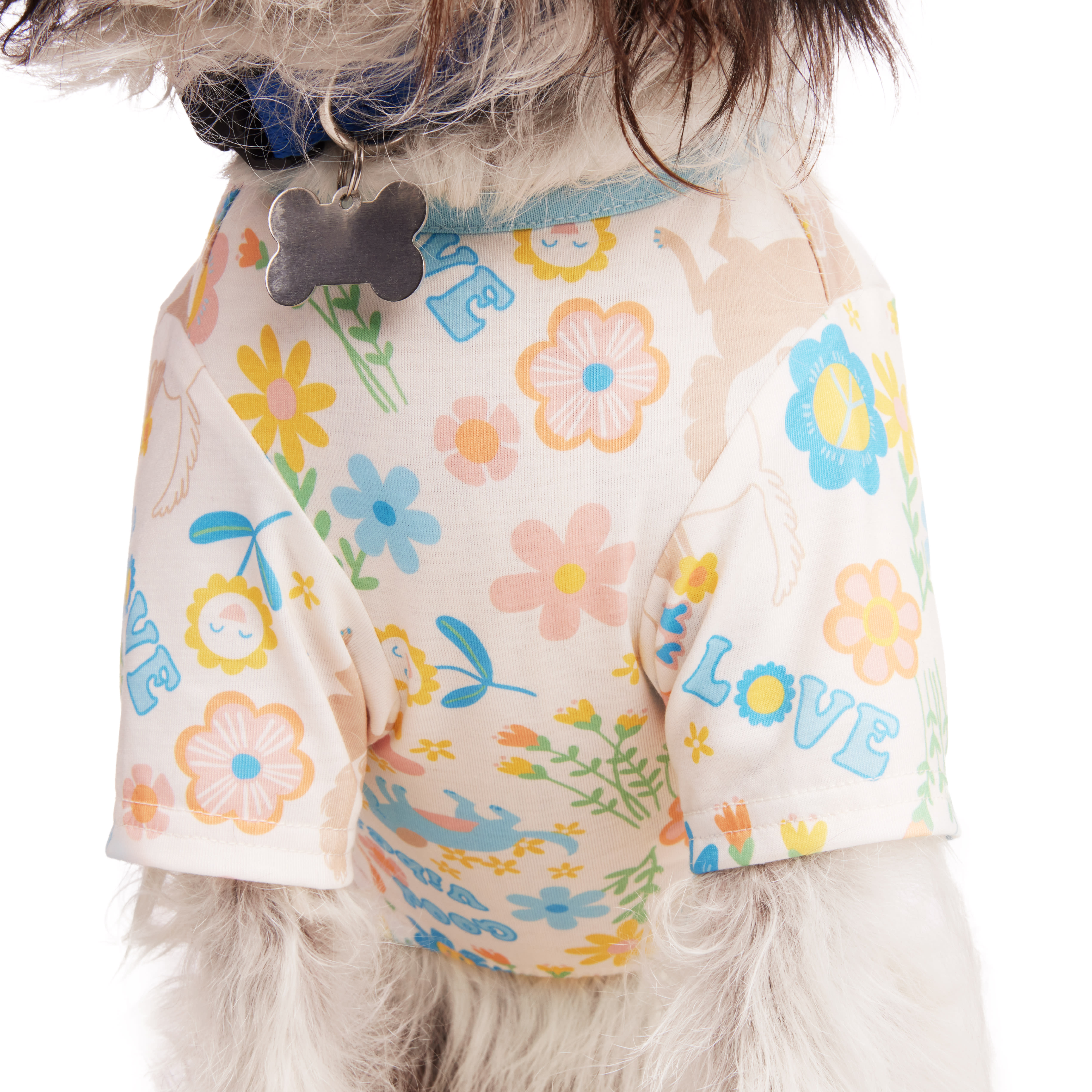 YOULY Hippie Pup Dog Pajamas， X-Small