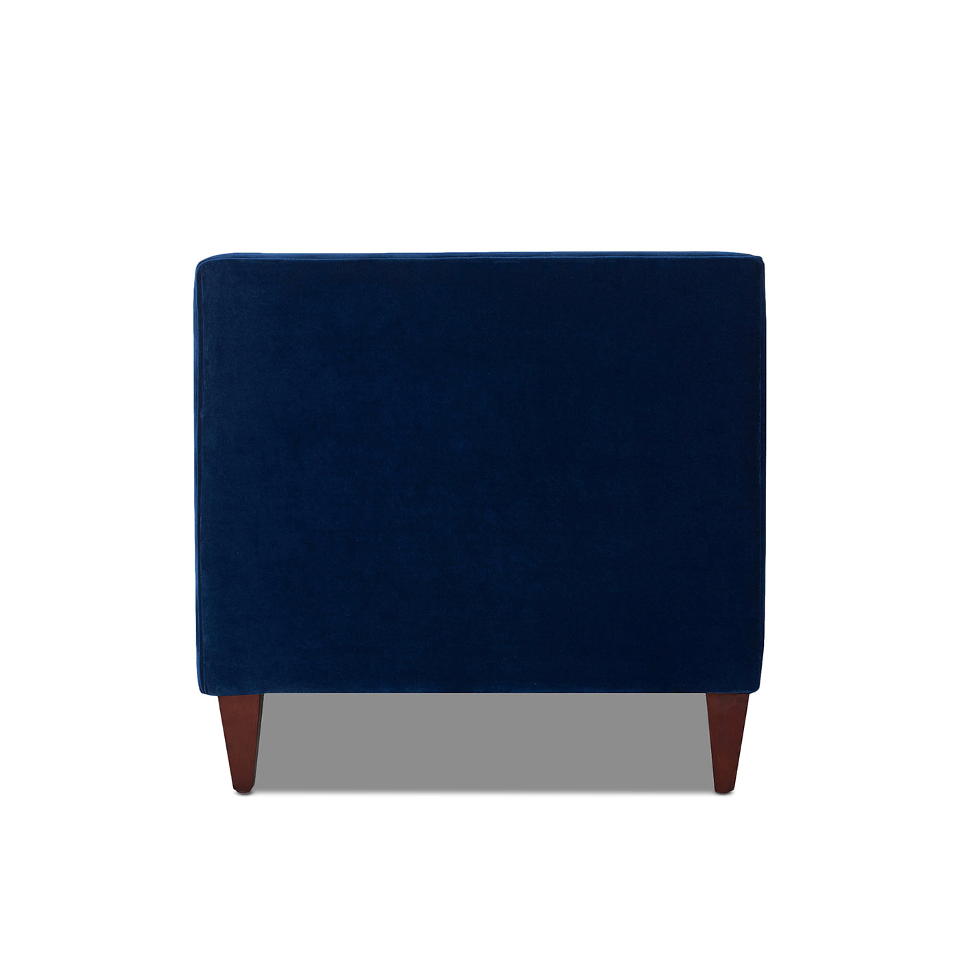 Jack Tufted Tuxedo Sofa Double Cushion, Navy Blue