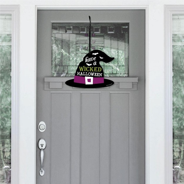 Big Dot Of Happiness Happy Halloween Hanging Porch Witch Party Outdoor Decorations Front Door Decor 1 Piece Sign