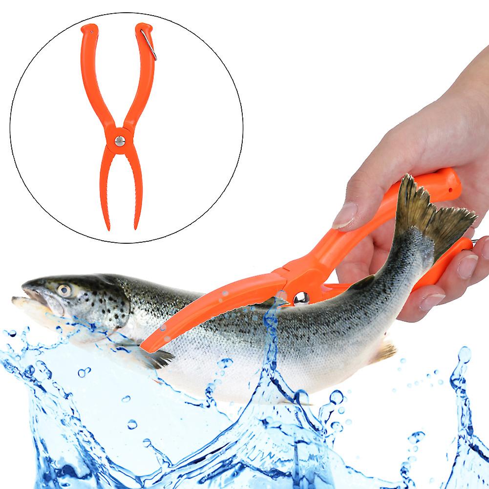 Outdoor Portable High Quality Pp Plastic Fishing Pliers Gripper Clamp Fish Tool(orange S)