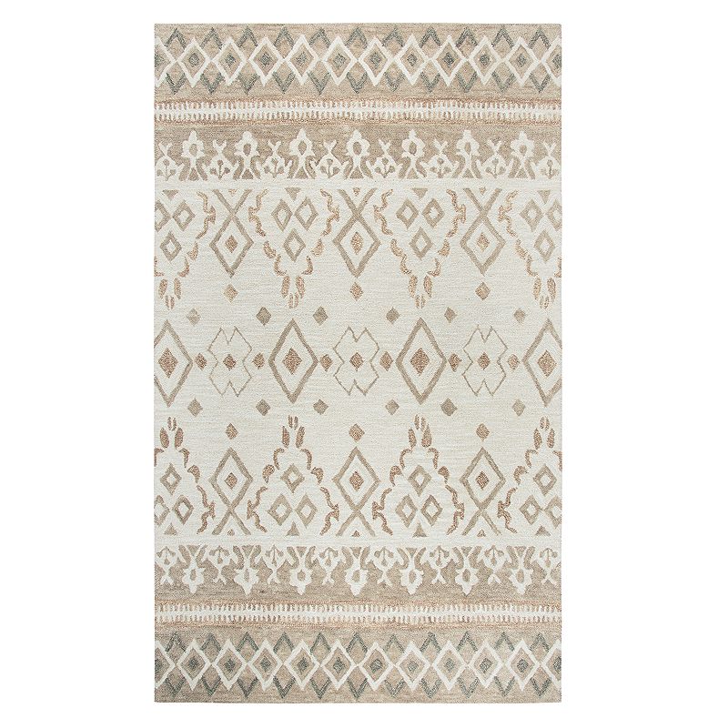 Rizzy Home Opulent Transitional Tribal Geometric Rug