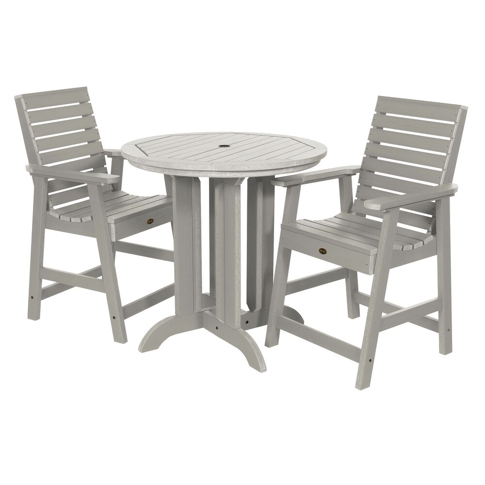 Weatherly 3 piece Outdoor Dining Set   36\