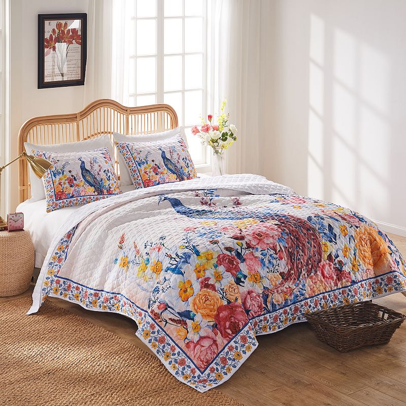 Greenland Home Fashions Huntington Quilt Set with Shams