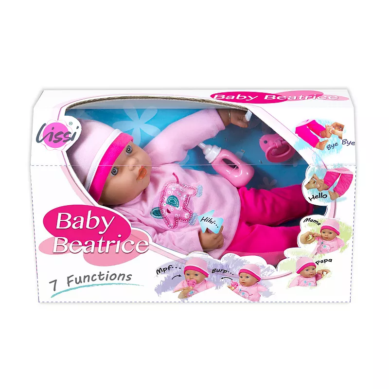 Lissi 16 Interactive Baby Beatrice Doll with Accessories