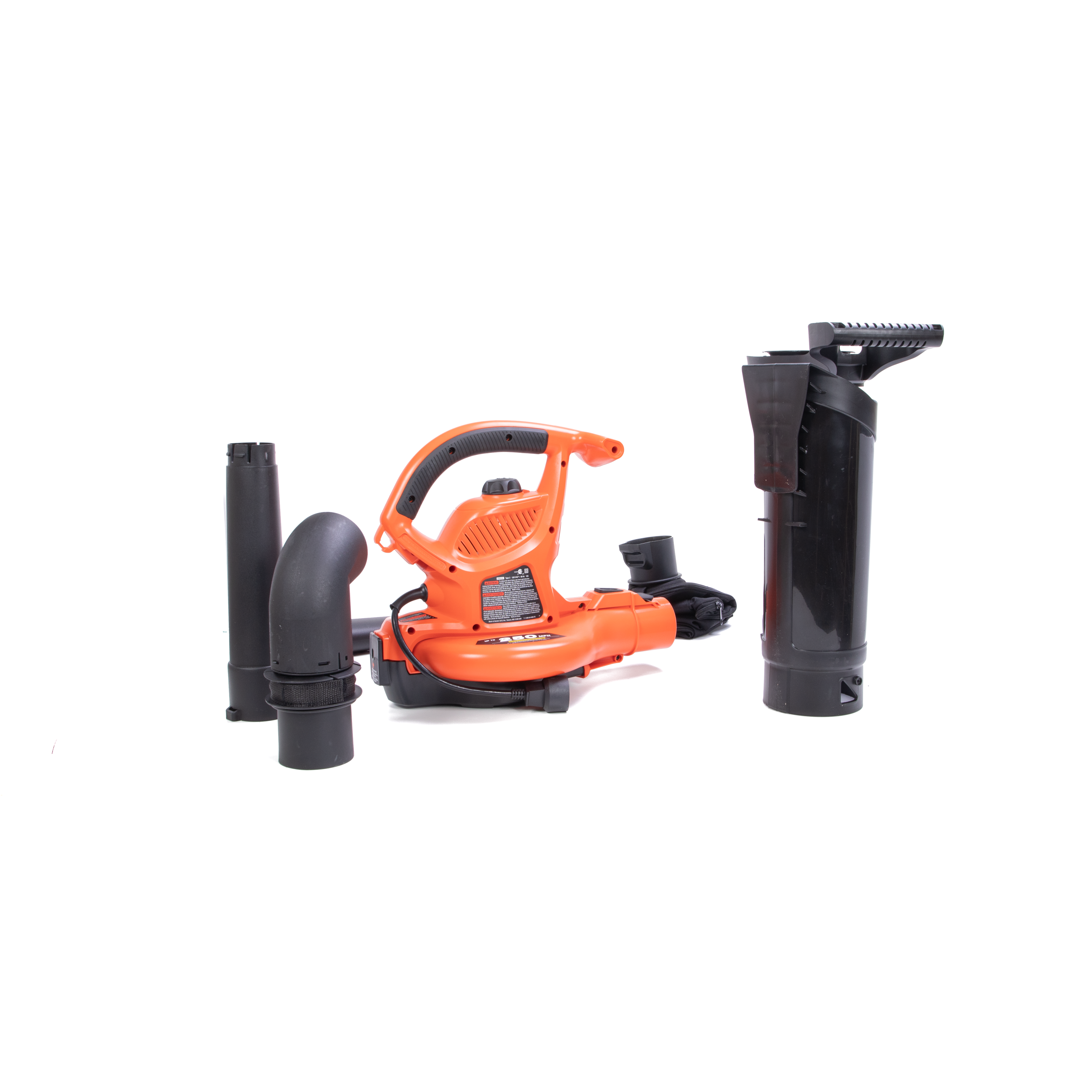 Leaf Blower & Leaf Vacuum, 3-in-1, 12-Amp, 250-MPH, 400-CFM