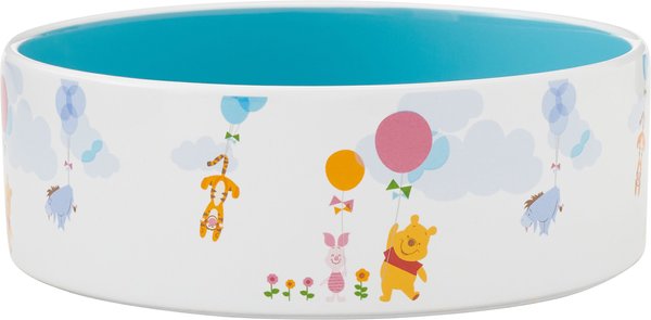 Disney Winnie the Pooh Non-Skid Ceramic Dog and Cat Bowl