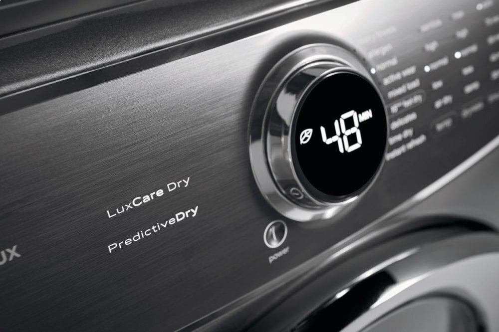 Electrolux EFME627UTT Front Load Perfect Steam™ Electric Dryer With Predictivedry™ And Instant Refresh - 8.0. Cu. Ft.