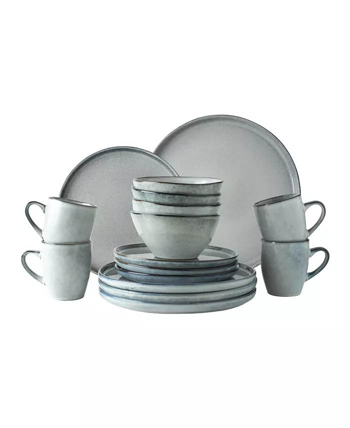 Dutch Rose Amsterdam Serenity 16-PC Dinnerware Set Service for 4