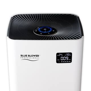 BLUE BLOWER PROFESSIONAL True HEPA Active Carbon Filter Air Purifier with 3 stage filtering for Large Rooms up to 800 sq.ft. BB-AP800-WF-HD