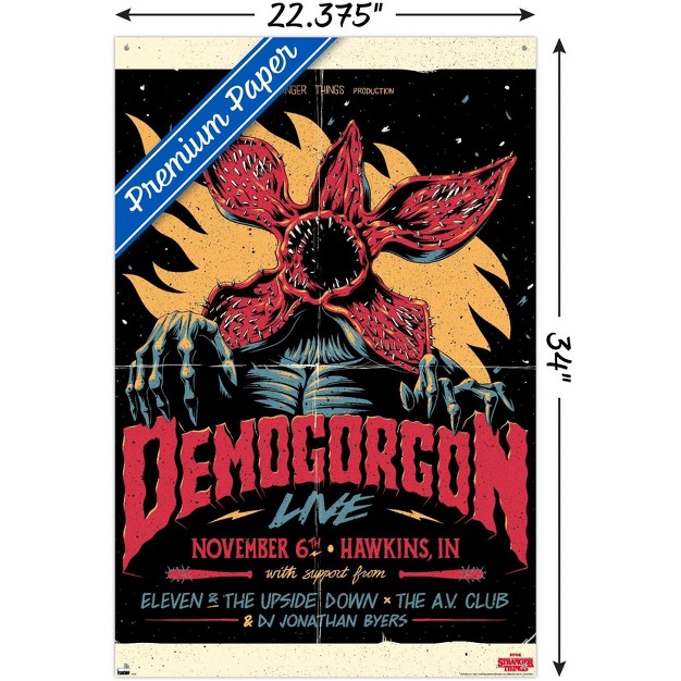 Trends International Netflix Stranger Things Demogorgon Live Unframed Wall Poster Prints