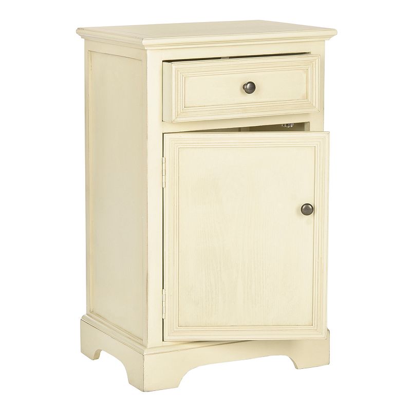 Safavieh Jarome Cream Cabinet End Table