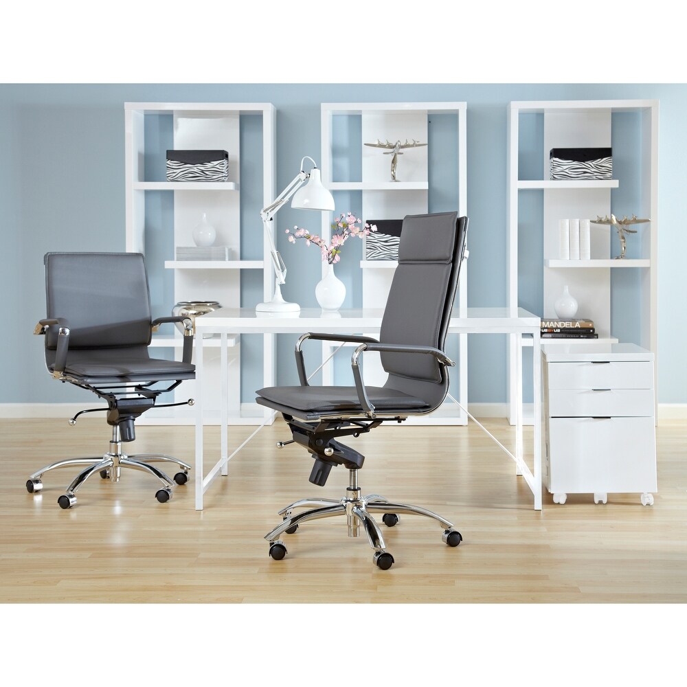 Gilbert Desk in White with White Frame