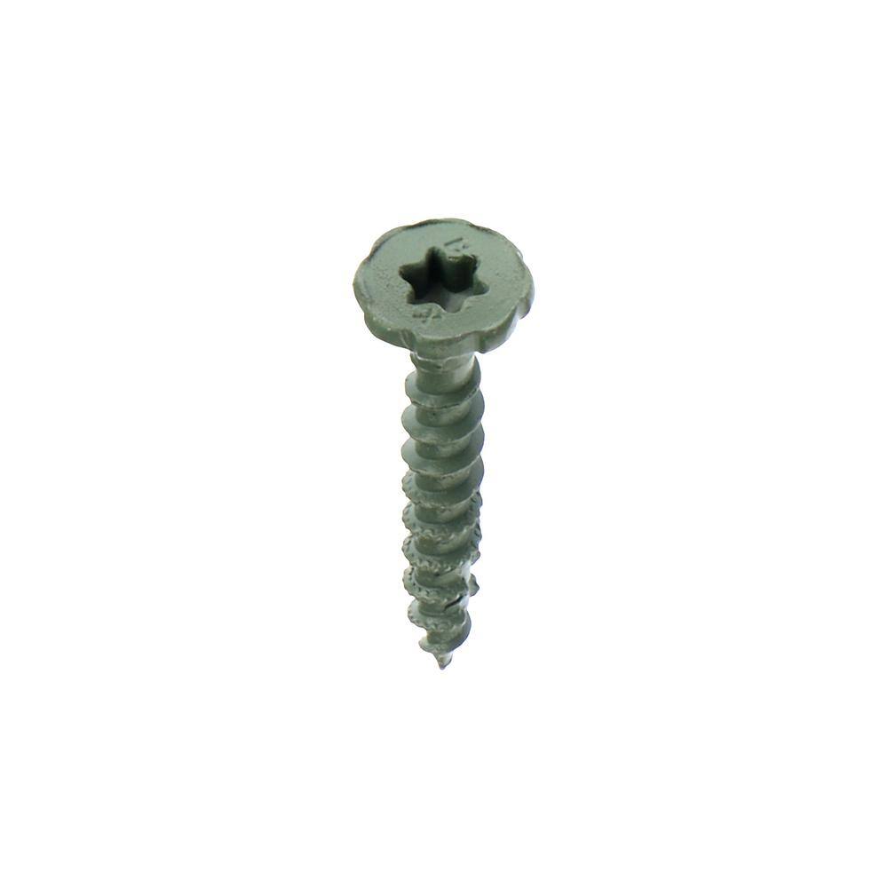 Backer-On #9 x 1-14 in. Star Drive Serrated Head Cement Board Screws (750-Pack) 23505