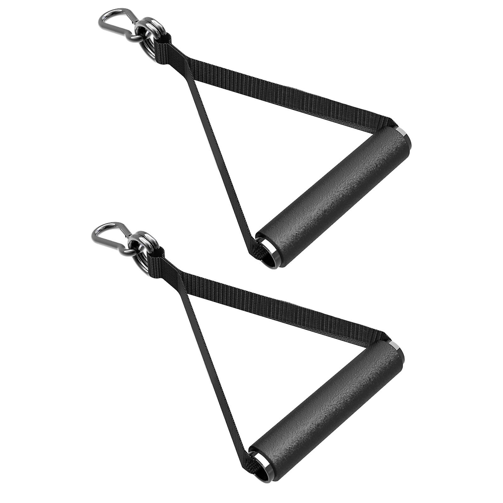 1 Pair Exercise Pull Handles Workout Handles For Biceps Indoor Triceps