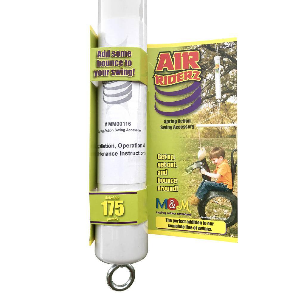 M and M Sales Enterprises Air Riderz Spring Action Accessory Single Point Swing MM00116