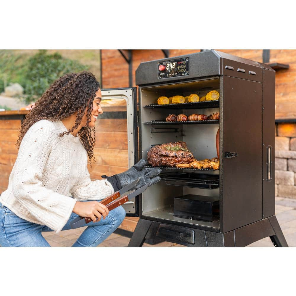 Nexgrill Oakford 1400 Pellet Grill Vertical Smoker in Black 910-0013