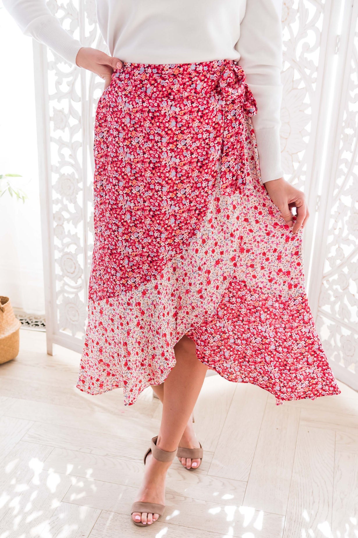 What Dreams Are Made Of Modest Wrap Skirt