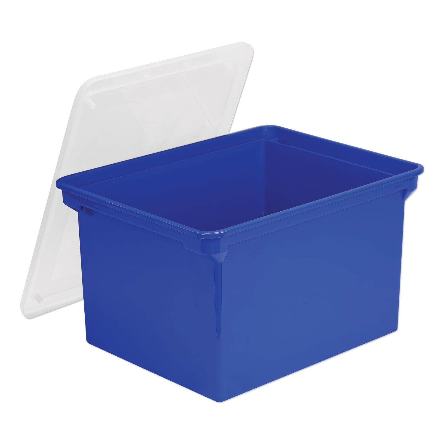 Plastic File Tote by Storex STX61554U01C