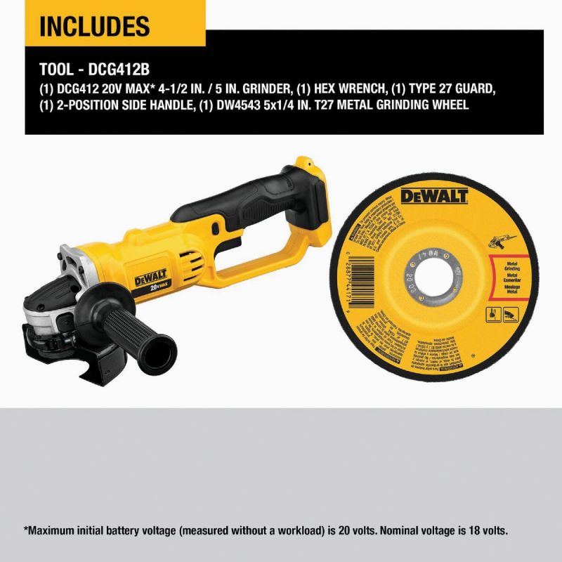 DW 20V MAX Lithium-Ion Cordless Cut-Off Tool Grinder