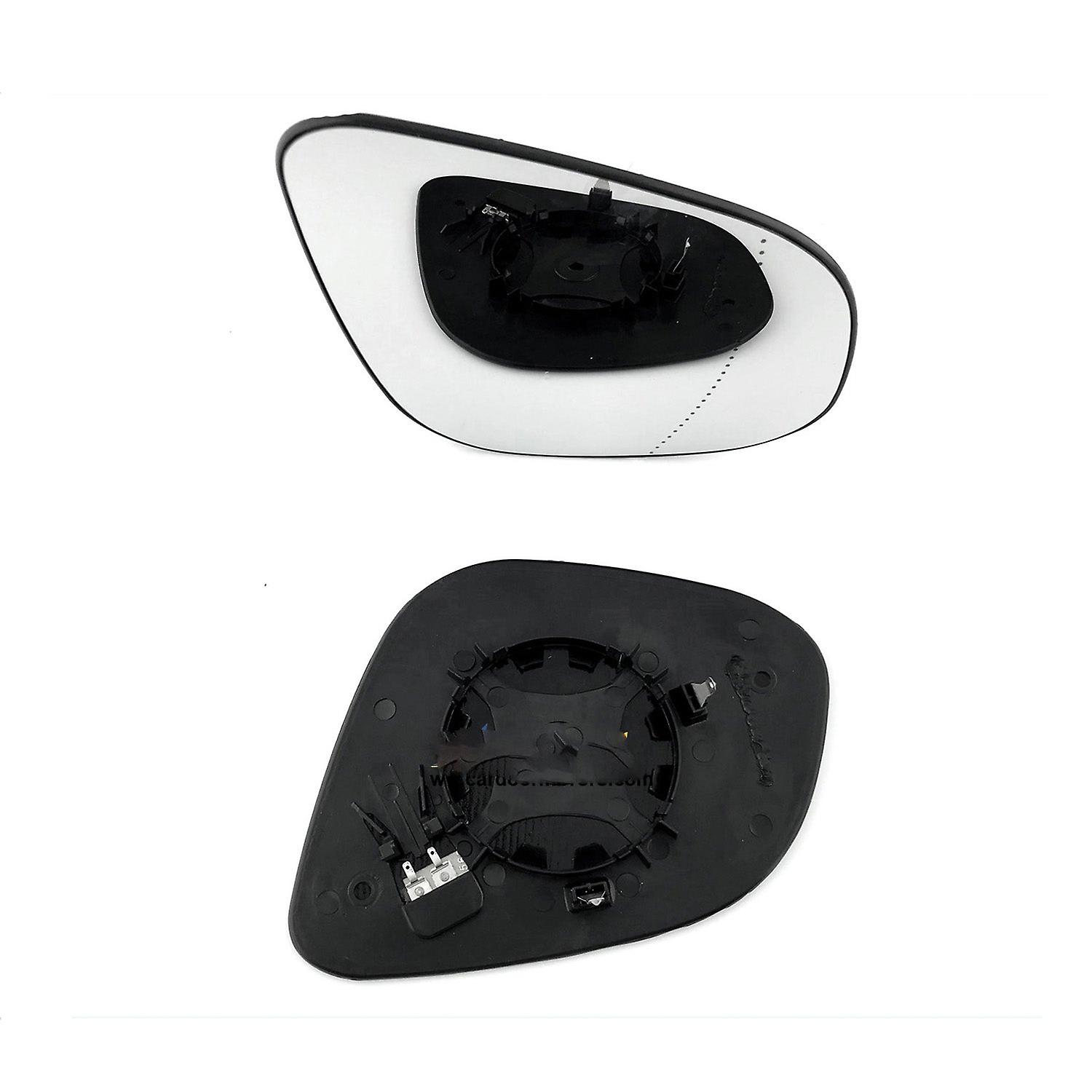 For mercedes - citan 2012 to 2020 wing mirror glass with base right hand uk driver side 384 door