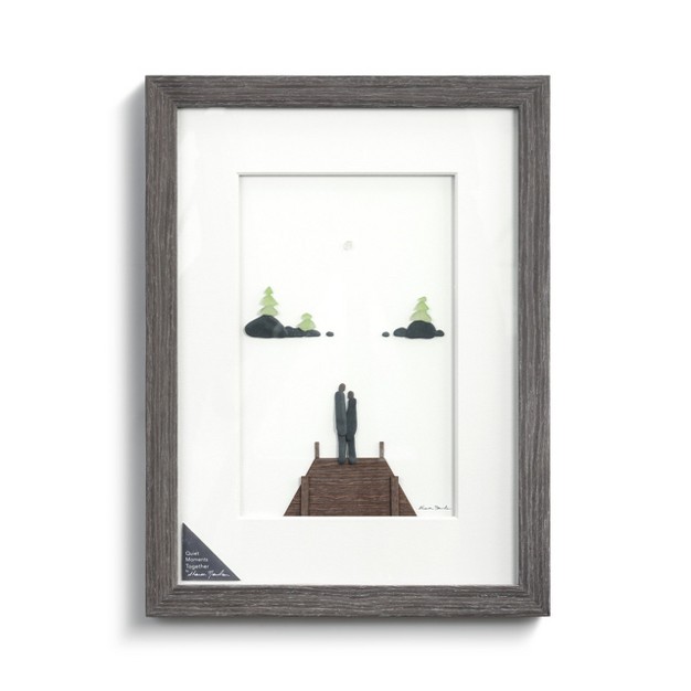 Demdaco Quiet Moments Together Wall Art Gray