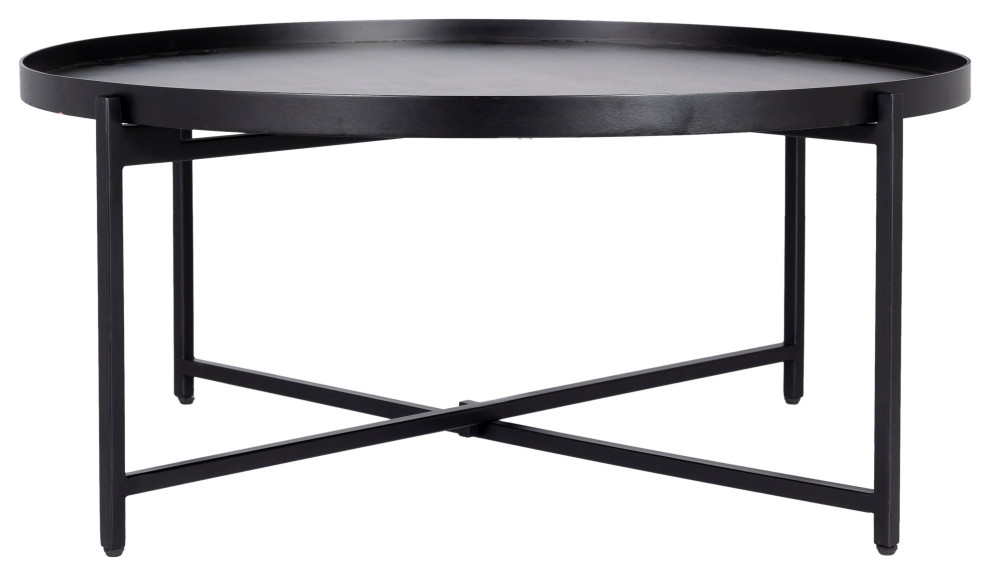 Surya Aracruz 14 quotH x 32 quotW x 32 quotD Coffee Table   Industrial   Coffee Tables   by Surya  Houzz