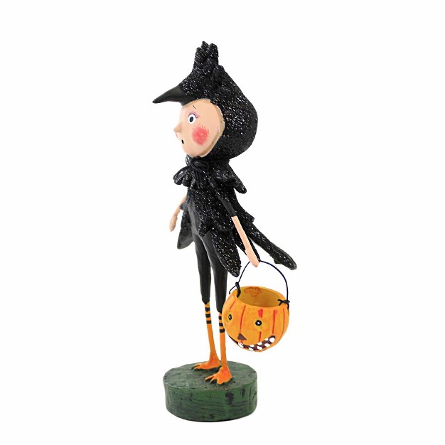 Lori Mitchell Ravishing Raven One Figurine 6 5 Inches Halloween Black Bird 15525 Polyresin Black