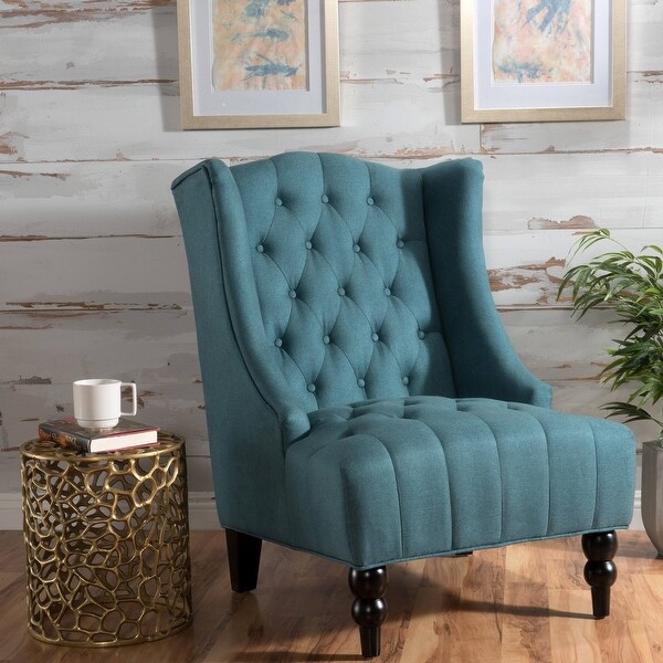 Toddman Tufted High-back Club Chair by Christopher Knight Home - 27.25