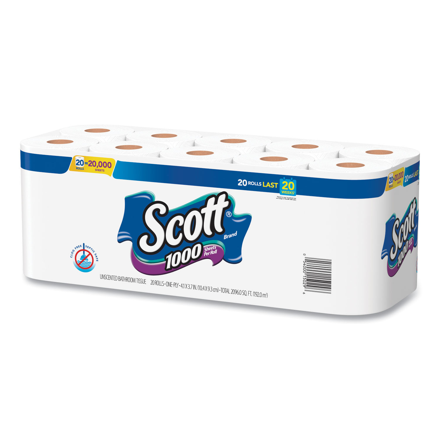 Standard Roll Bathroom Tissue by Scottandreg; KCC20032CT