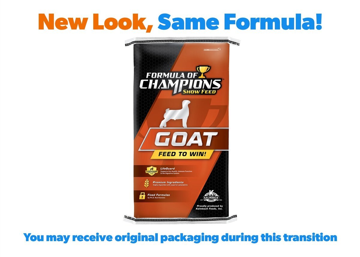 Formula of Champions Game Plan Starter-Developer 18% Medicated Show Goat Feed With Decoquinate