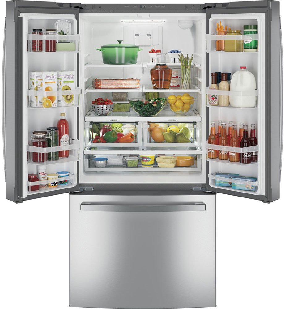 GE ENERGY STAR 24.7 Cu. Ft. Stainless Steel French Door Refrigerator