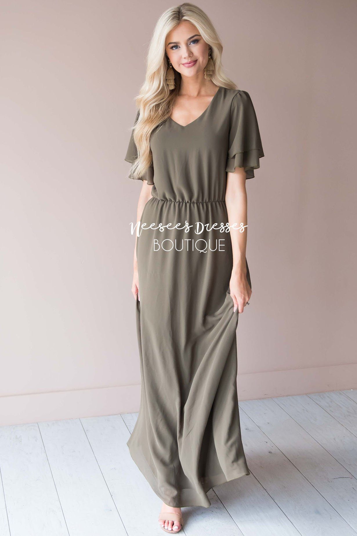 The Chloe Chiffon Maxi Dress