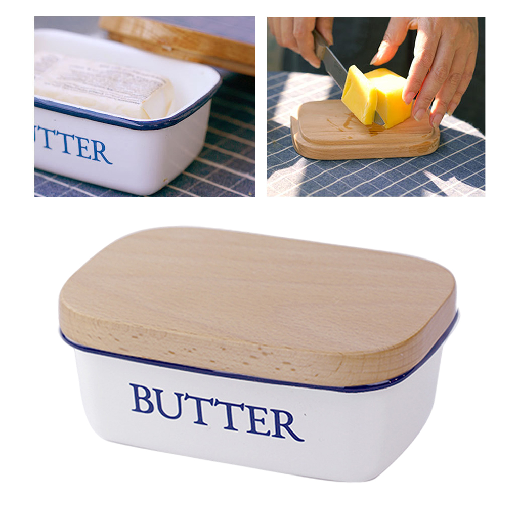 Butter to clean Holder Airtight Large for Refrigerator Kitchen Butter