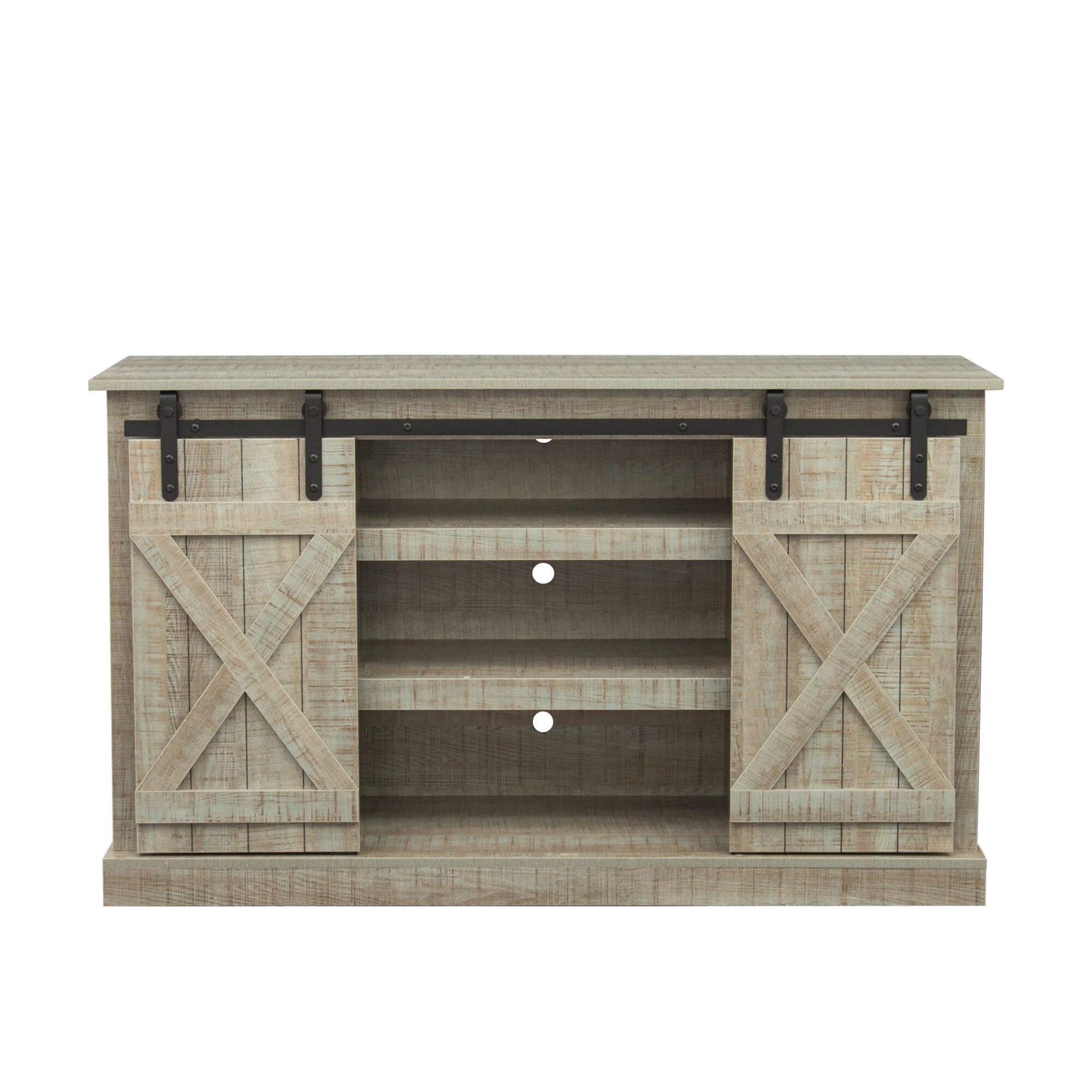 Flat Screen Media Console Table Storage Cabinet - 53.9